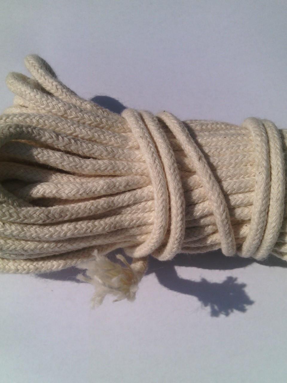 Шнур плетеный хлопковый 5,0 мм х 20 м (0688) - фото 2 Шнур плетеный хлопковый 5,0 мм х 20 м (0688) - фото 2