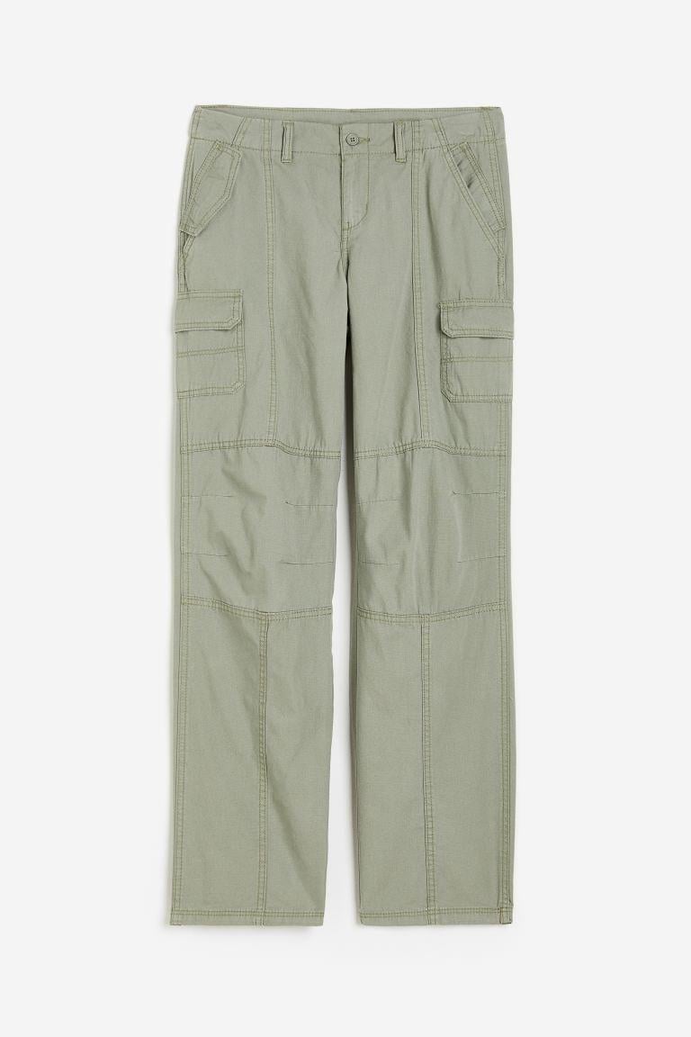 Брюки H&M р. 38 Хакі (1036648П)
