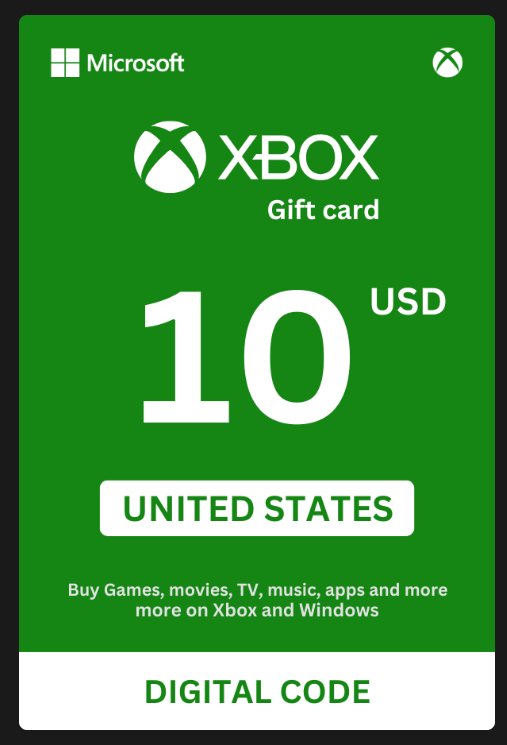 Карта пополнения Xbox Live Gift Card 10 USD (22736391)