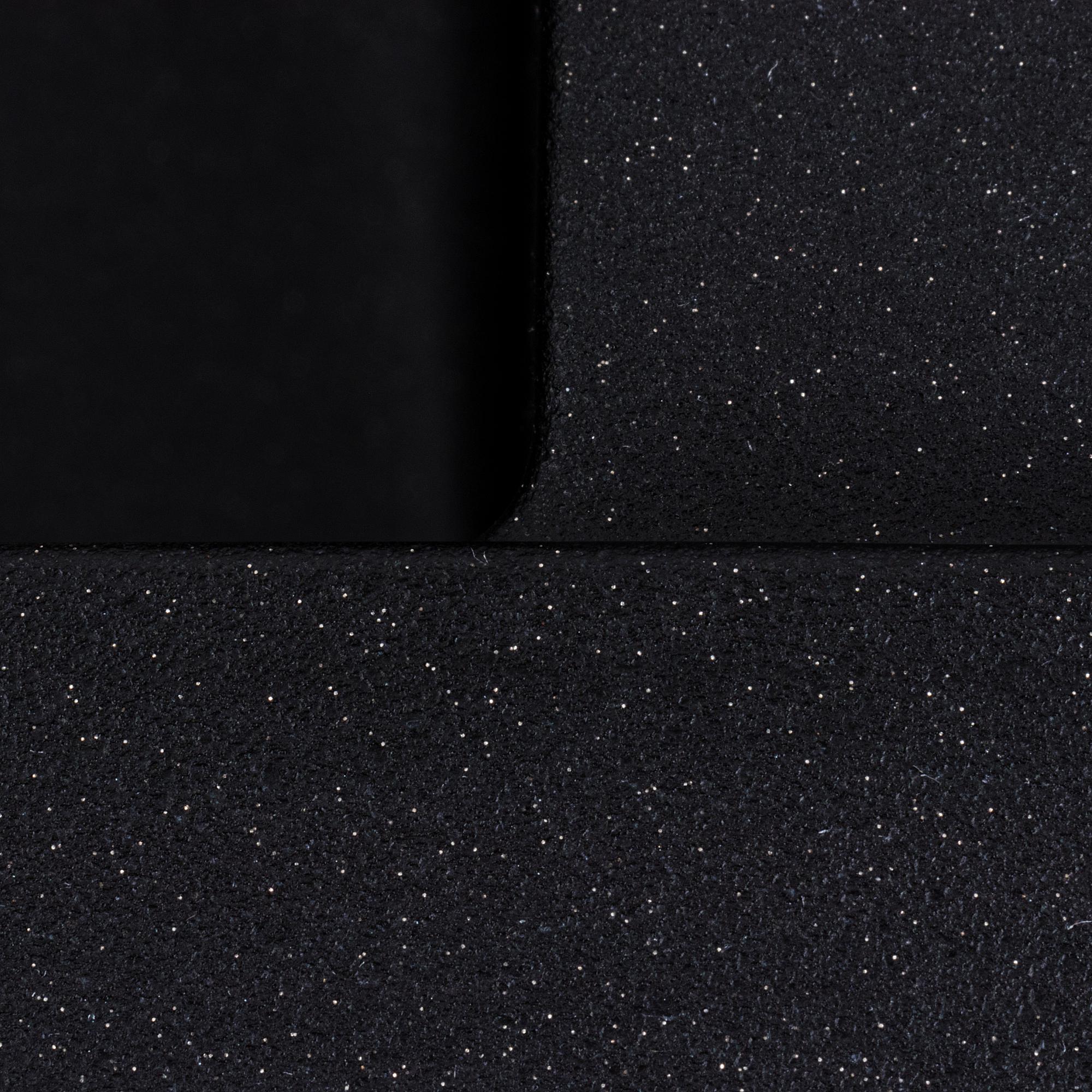 Мийка кухонна Platinum PLS-A42108 гранітна прямокутна 700x500 мм Чорний (25969710) - фото 7