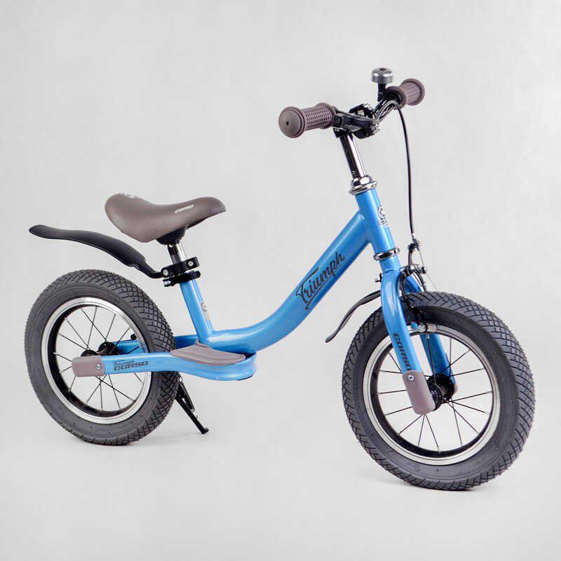 Біговел Corso Triumph 12" сталева рама надувні колеса Blue (114321)