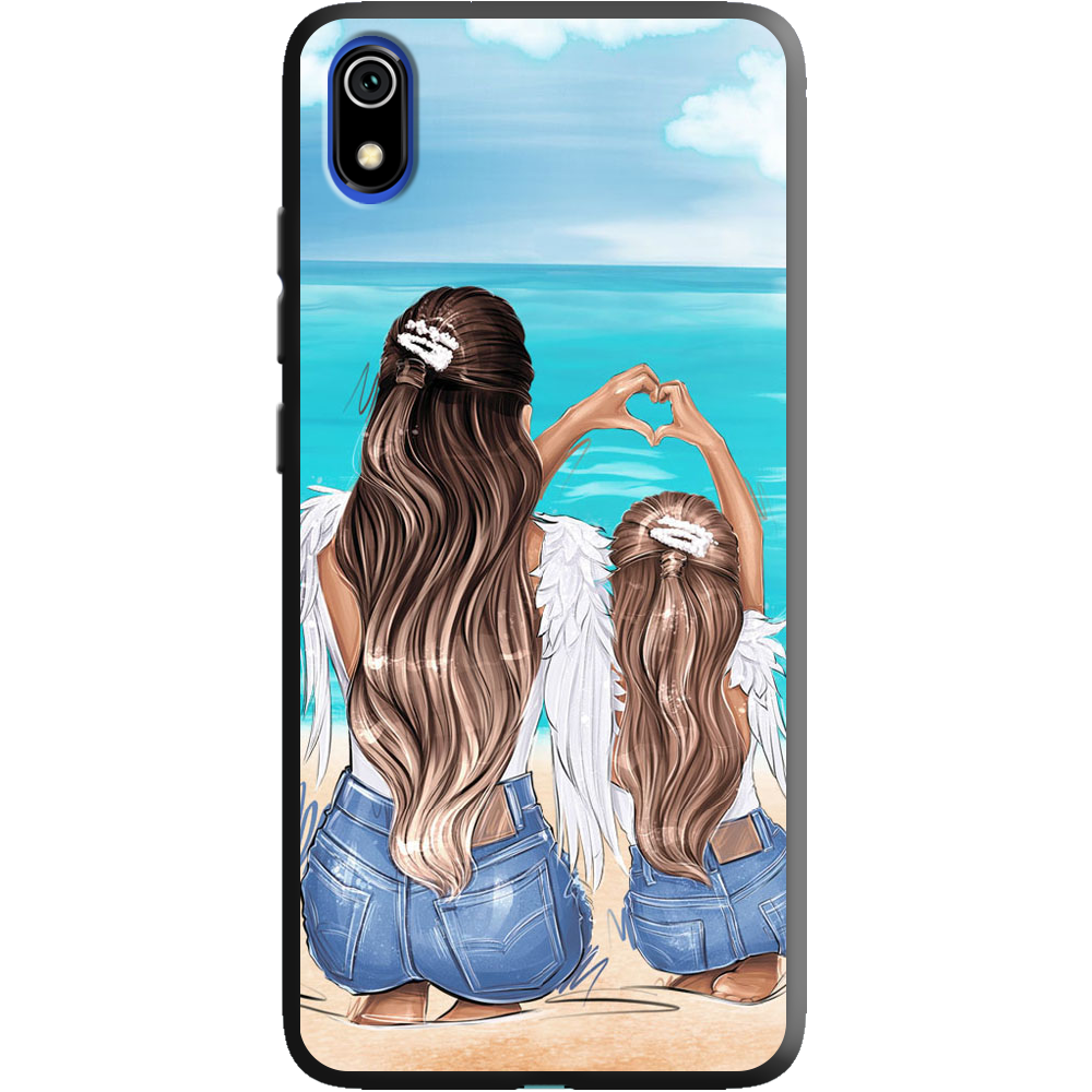 Чехол Boxface Xiaomi Redmi 7A Family Vacation Черный силикон (37400-up2380-38652)