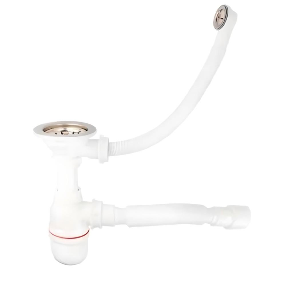 Сифон для мойки Bakimay 3 1/2" гофротруба с круглым переливом (PUD-1048) - фото 2 Сифон для мойки Bakimay 3 1/2" гофротруба с круглым переливом (PUD-1048) - фото 2