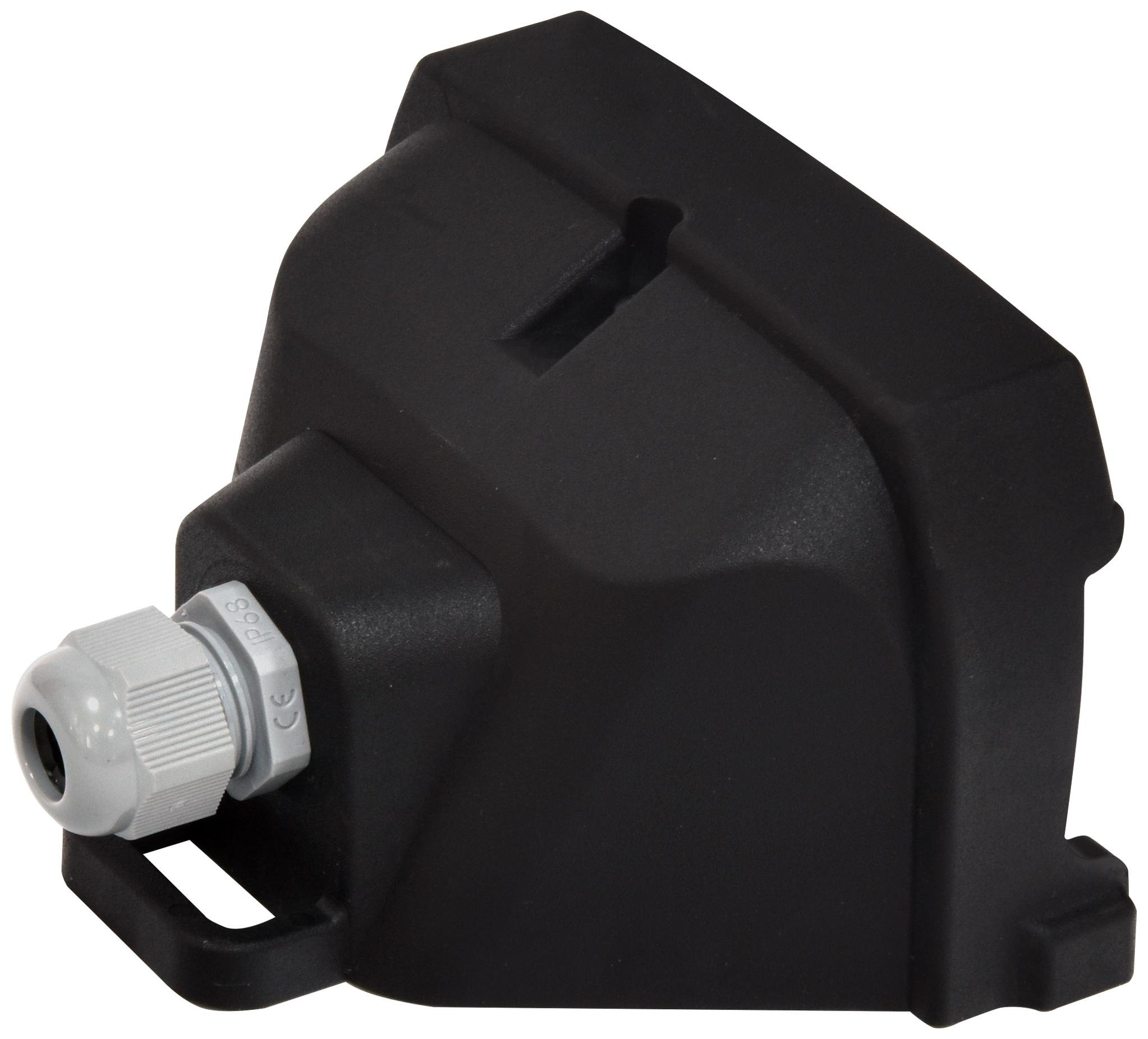 Розетка кабельна ETI ERS-2CM подвійна із заземленням каучук із кришкою IP44 Чорний (4481014) - фото 2 Розетка кабельна ETI ERS-2CM подвійна із заземленням каучук із кришкою IP44 Чорний (4481014) - фото 2