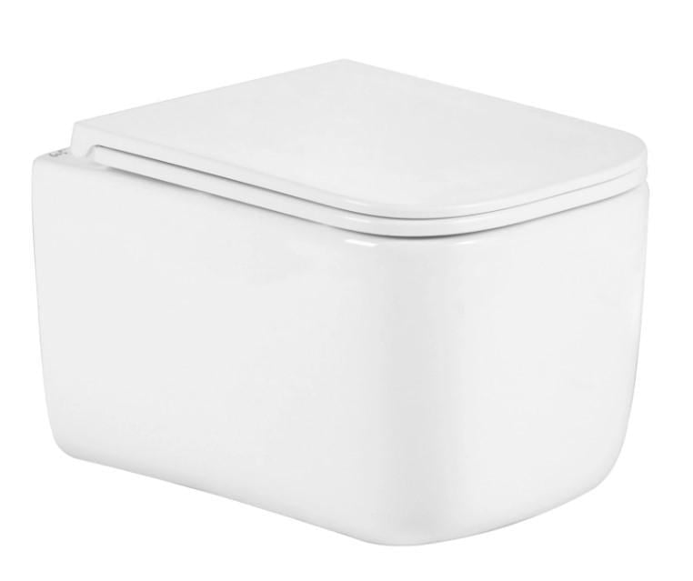 Унитаз подвесной Qtap Gemini Ultra Quiet с сиденьем Slim Duroplast/Soft-close/Quick Release (QTTAU26W49119)