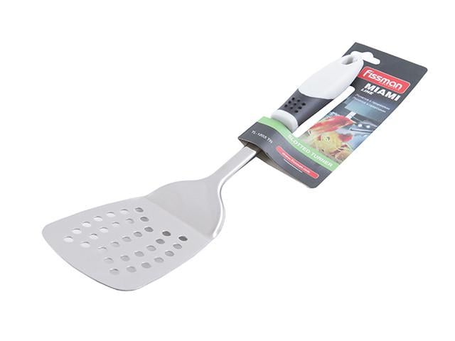 Лопатка с прорезями Fissman Miami 33 см из нержавеющей стали (TL-1203.TR)