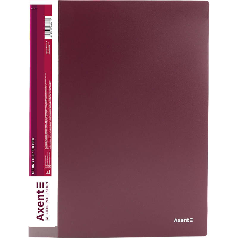 Папка-скоросшиватель Axent А4 Бордовый (1304-04-A)