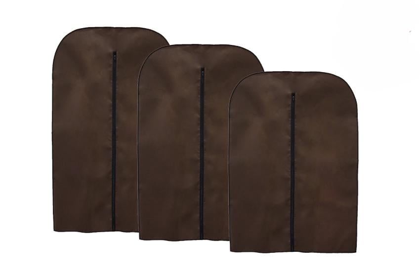 Набор чехлов для одежды 3 шт. 60х90/60х140/60х160 см Коричневый (2855883) - фото 1 Набор чехлов для одежды 3 шт. 60х90/60х140/60х160 см Коричневый (2855883) - фото 1