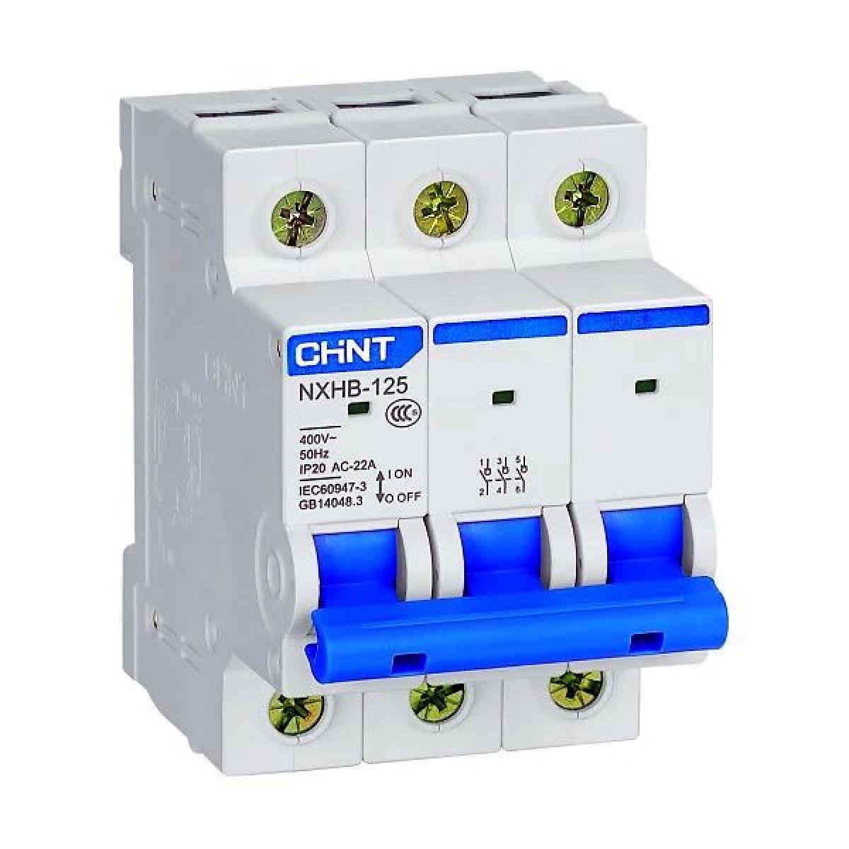 Выключатель нагрузки CHINT NXHB-125 3P 100A (193185)