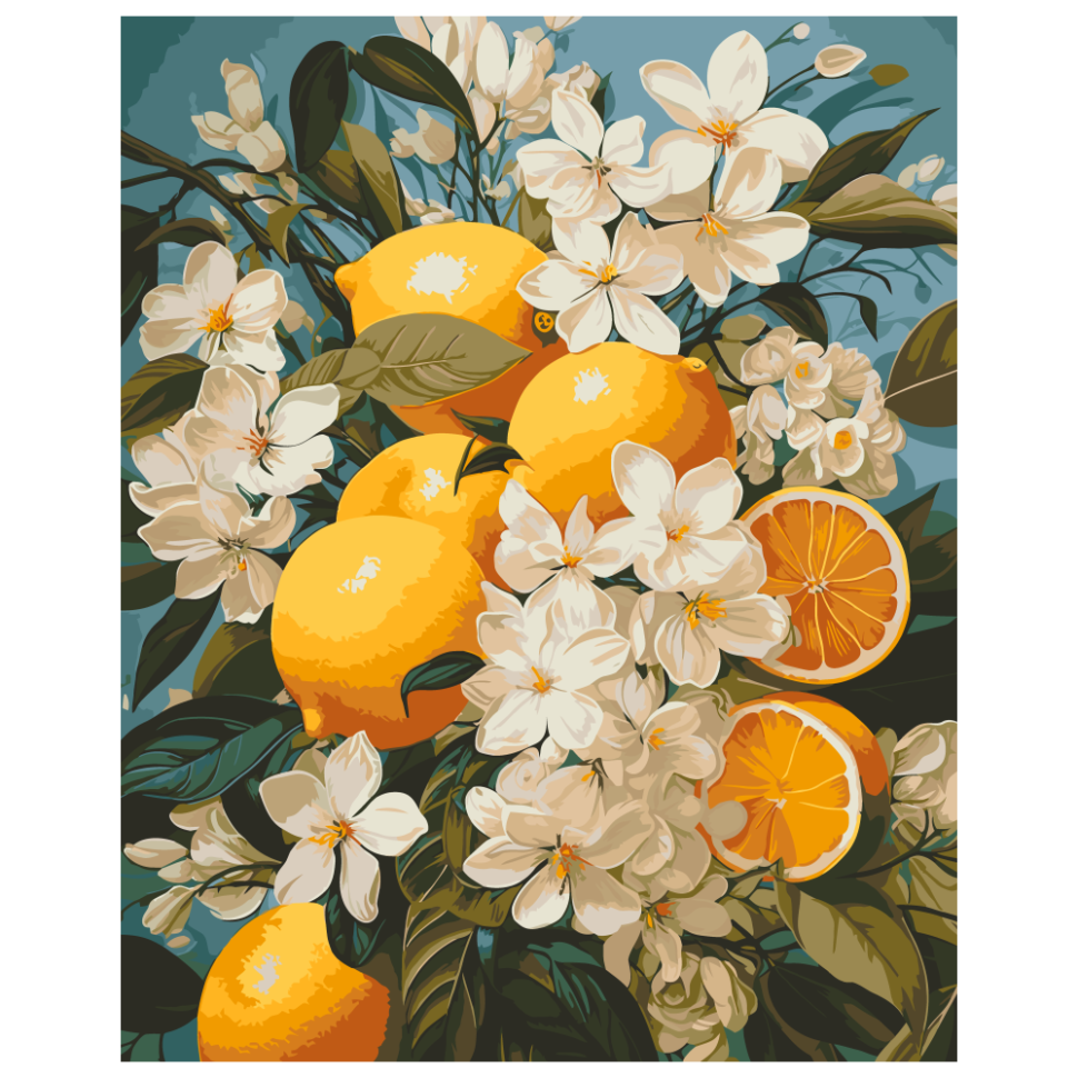 Картина по номерам ART CRAFT Лимонный букет 40x50 см (12043-AC)