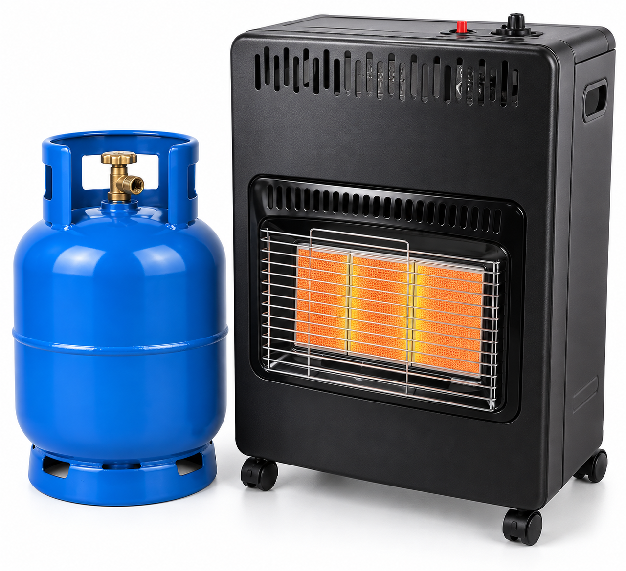 Газовый обогреватель Vilgrand VGH421 4,2 кВт и газовый баллон 27 л (38815413)