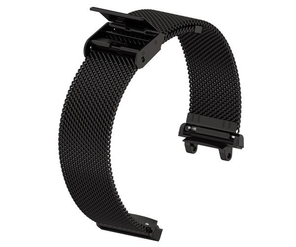 Ремешок металлический Milanese Magnetic для смарт-часов Amazfit T-Rex 2 Черный