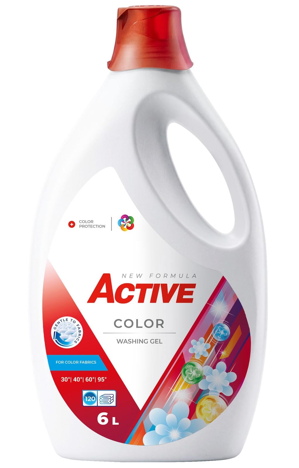 Гель для стирки Active Color 6 л (hx-47185)
