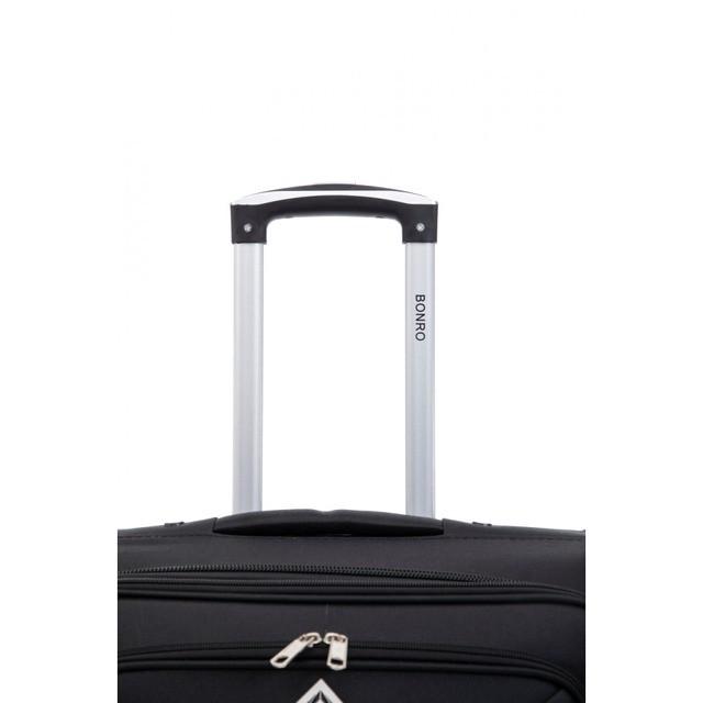 Валіза Bonro Tourist 4 колеса велика Чорний (2761308521) - фото 7 Валіза Bonro Tourist 4 колеса велика Чорний (2761308521) - фото 7