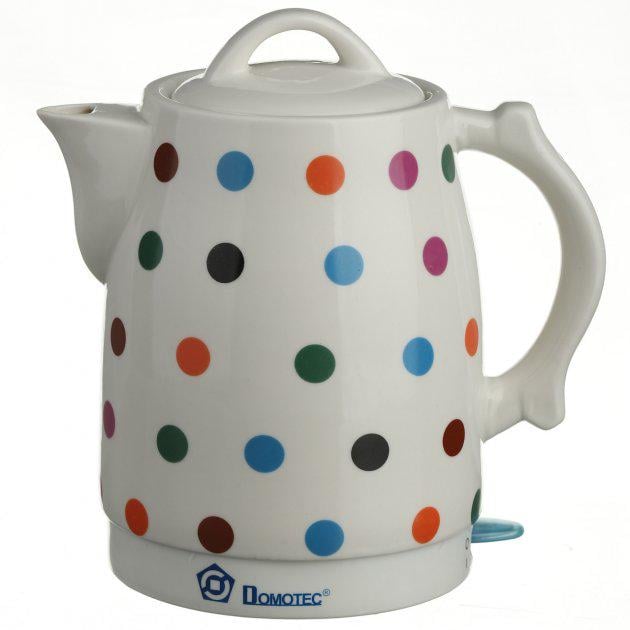 Керамический электрочайник Домотек 1500 вт 2 л Керамический электрочайник Домотек 1500 вт 2 л