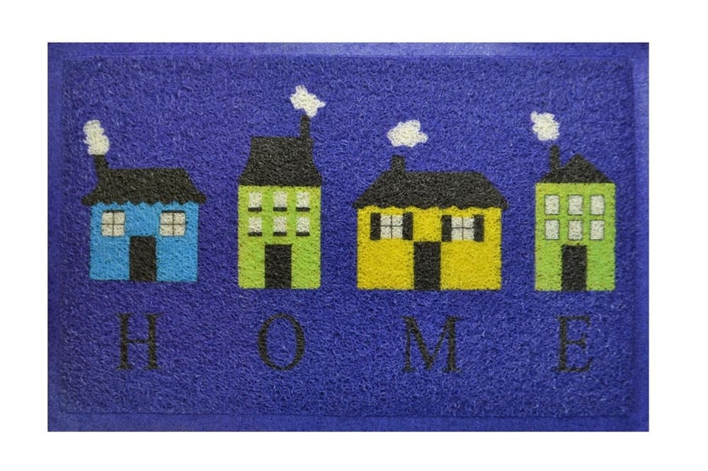 Коврик придверный Kivircik Mavi̇ Evler 40х60 см