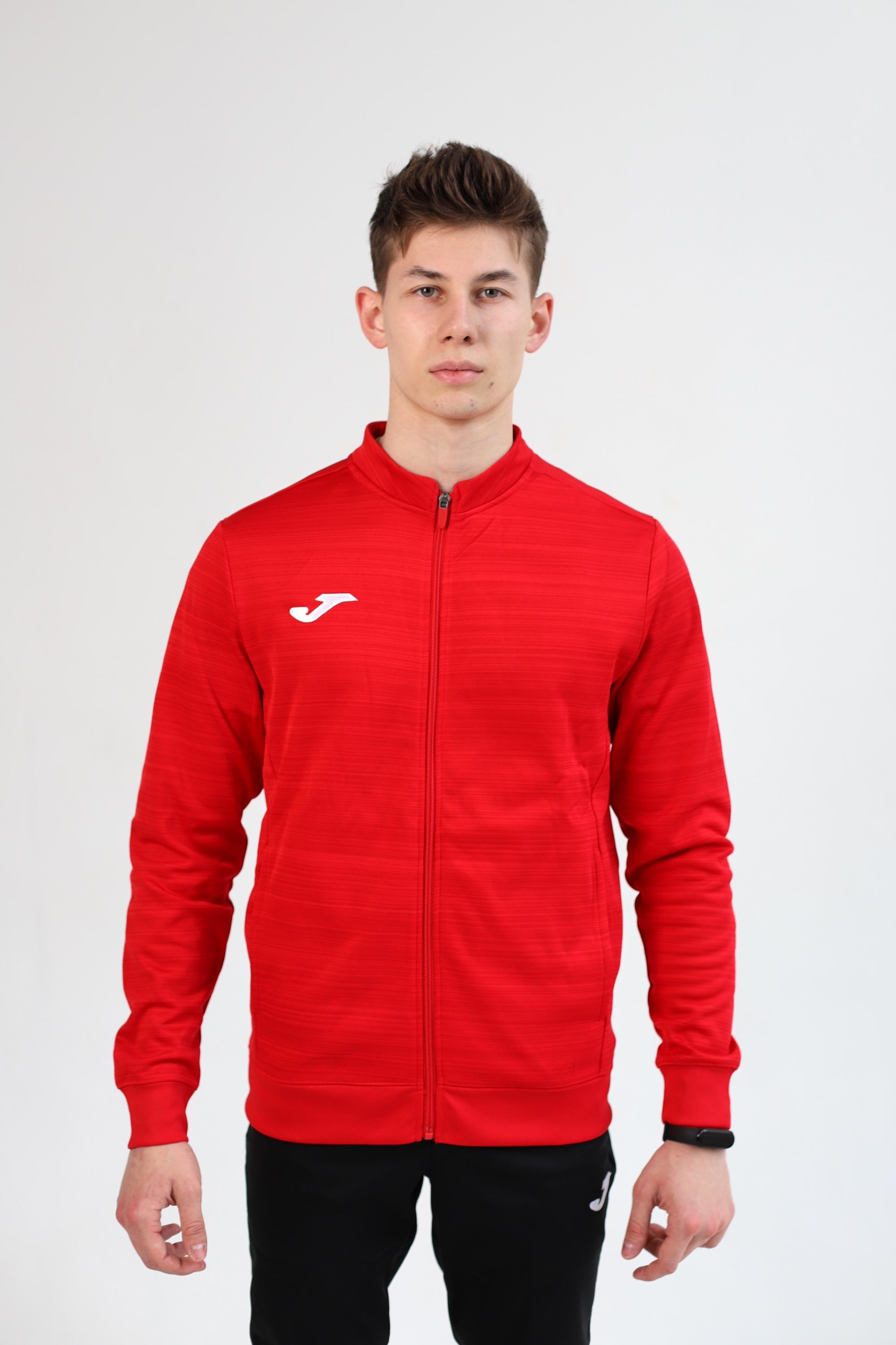 Олімпійка Joma 102866.600 Grafity Iii Full Zip Sweatshirt M Red (8445456435129)