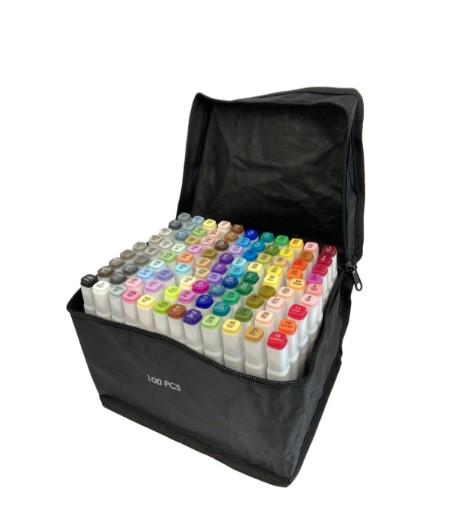 Маркери двосторонні Touch Smooth для малювання і скетчинга 100 шт. із POP IT (1801953883)