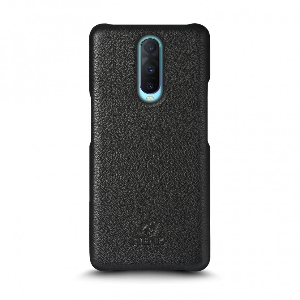 Кожаная накладка Stenk Cover для OPPO R17 Pro Черный (69374)