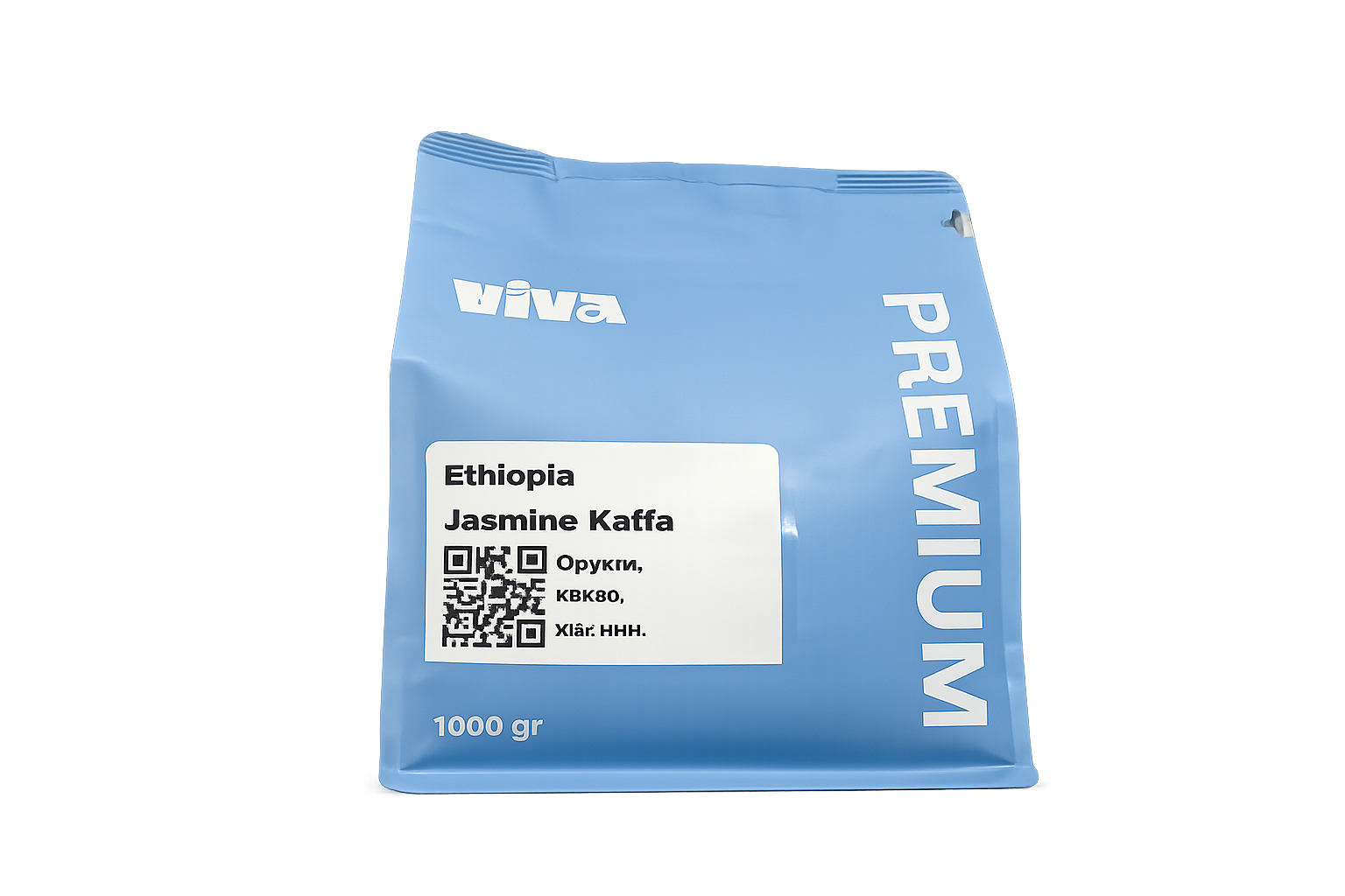 Кава зернова Viva Coffee Ethiopia Jasmine Kaffa 1 кг (33549910)