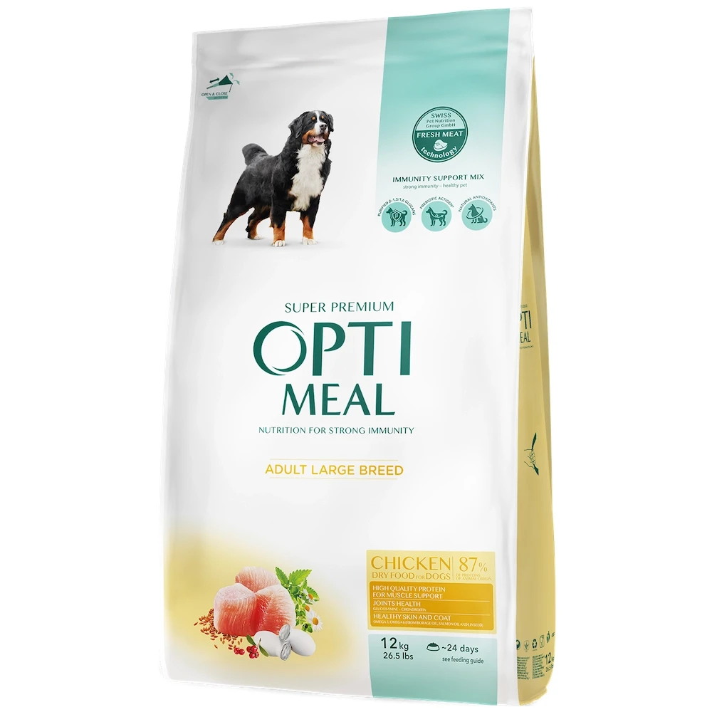 Корм сухой Optimeal Dogs Maxi Chicken для взрослых собак 12 кг