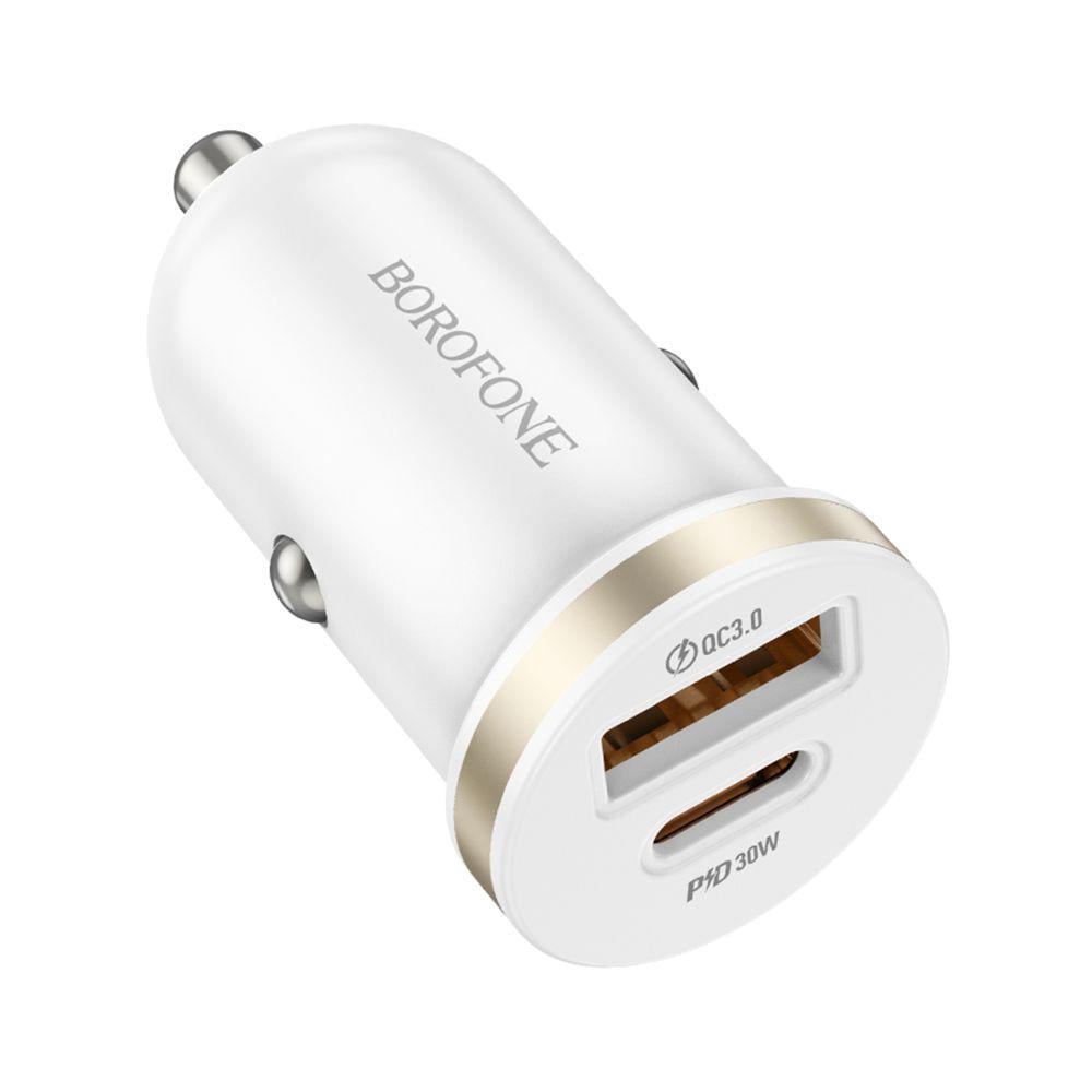 Зарядний пристрій автомобільний Borofone BZ22 1USB/1USB-C QC/PD30W (28212743) - фото 3 Зарядний пристрій автомобільний Borofone BZ22 1USB/1USB-C QC/PD30W (28212743) - фото 3