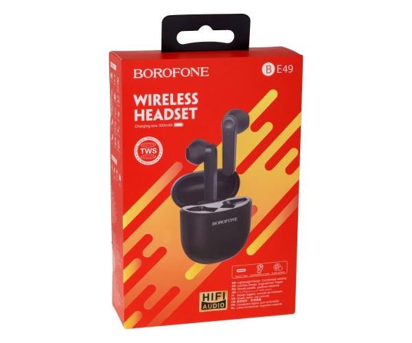 Гарнітура стерео Borofone BE49 Serenity TWS Bluetooth Black - фото 2