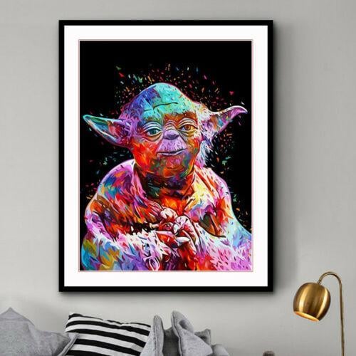 Алмазна мозаїка Diy Майстер Йода 24х34 см (Diy-PL3076-01)