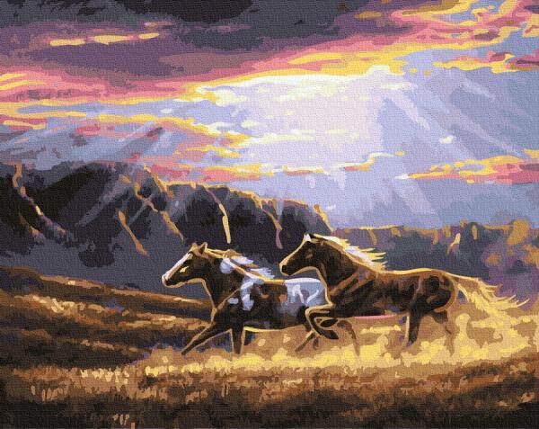 Картина по номерам Brushme Дикие скакуны 40x50 см (GX35207) Картина по номерам Brushme Дикие скакуны 40x50 см (GX35207)