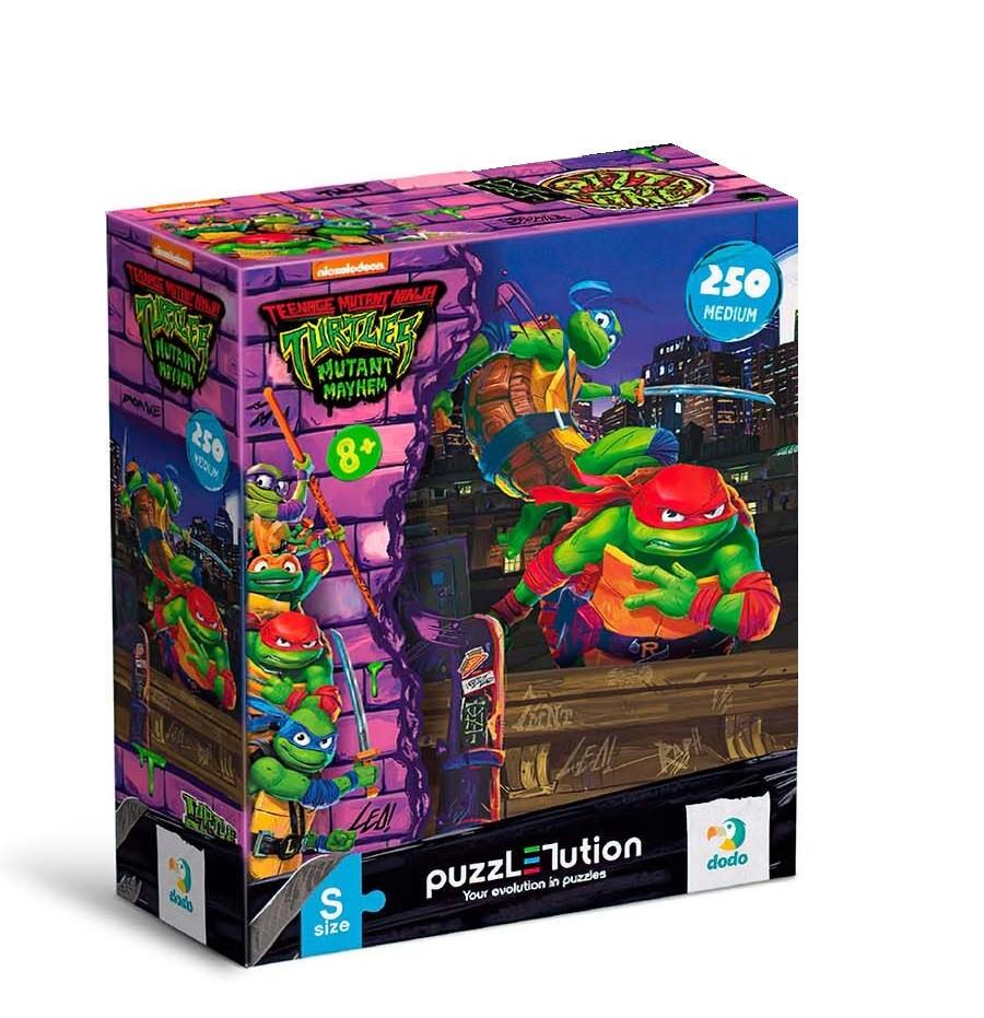 Пазл Medium-S TMNT Леонардо и Рафаэль 200528 DoDo 250 элементов в коробке (4823115909091)