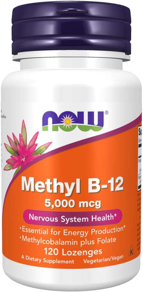 Витамин В12 NOW Methyl B 12 5000 mcg 120 loz