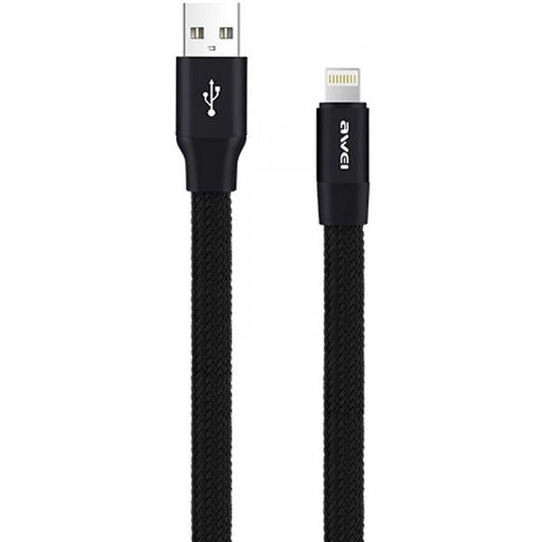 Awei Кабель AWEI CL-97 Lightning cable 1m Black (92047)