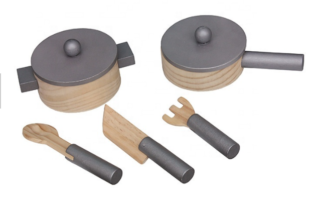 Дитяча кухня дерев'яна AVKO Нікея з аксесуарами Pink - фото 4 Дитяча кухня дерев'яна AVKO Нікея з аксесуарами Pink - фото 4