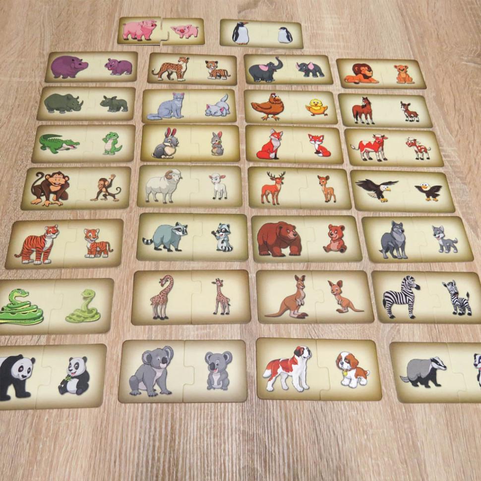 Настільна гра ARTOS GAMES Чий малюк 0451 з 30 карток з малюнками (RLT12872) - фото 3