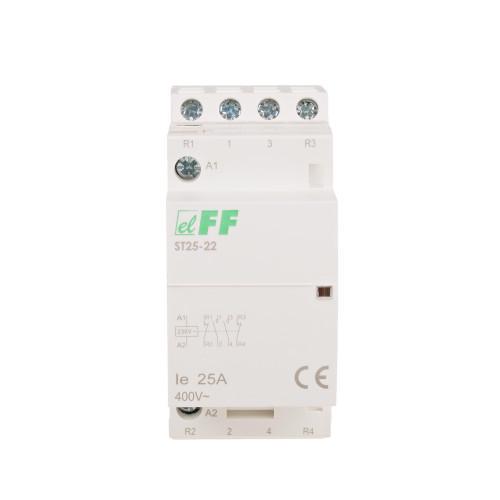 Контактор F&F ST25-22 220 В 25 А 2xNO+2xNC (00000062613)