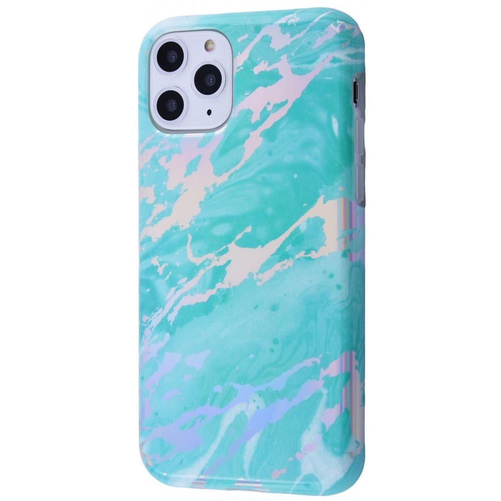 Чохол PRC HQ Mramor case 360 ​​Shiny Line TPU для iPhone 11 Pro Max 05 з малюнком