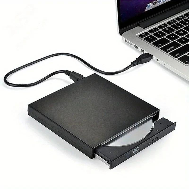 Оптический привод внешний CD-DVD/CD-RW USB 2.0 Black - фото 5