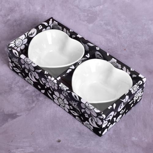 Соусница фарфоровая 2 шт. 21х10,5х5,5 см (R91916)