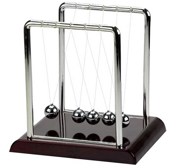 Металлический маятниковый шарик для рабочего стола Шары Ньютона (H50S)