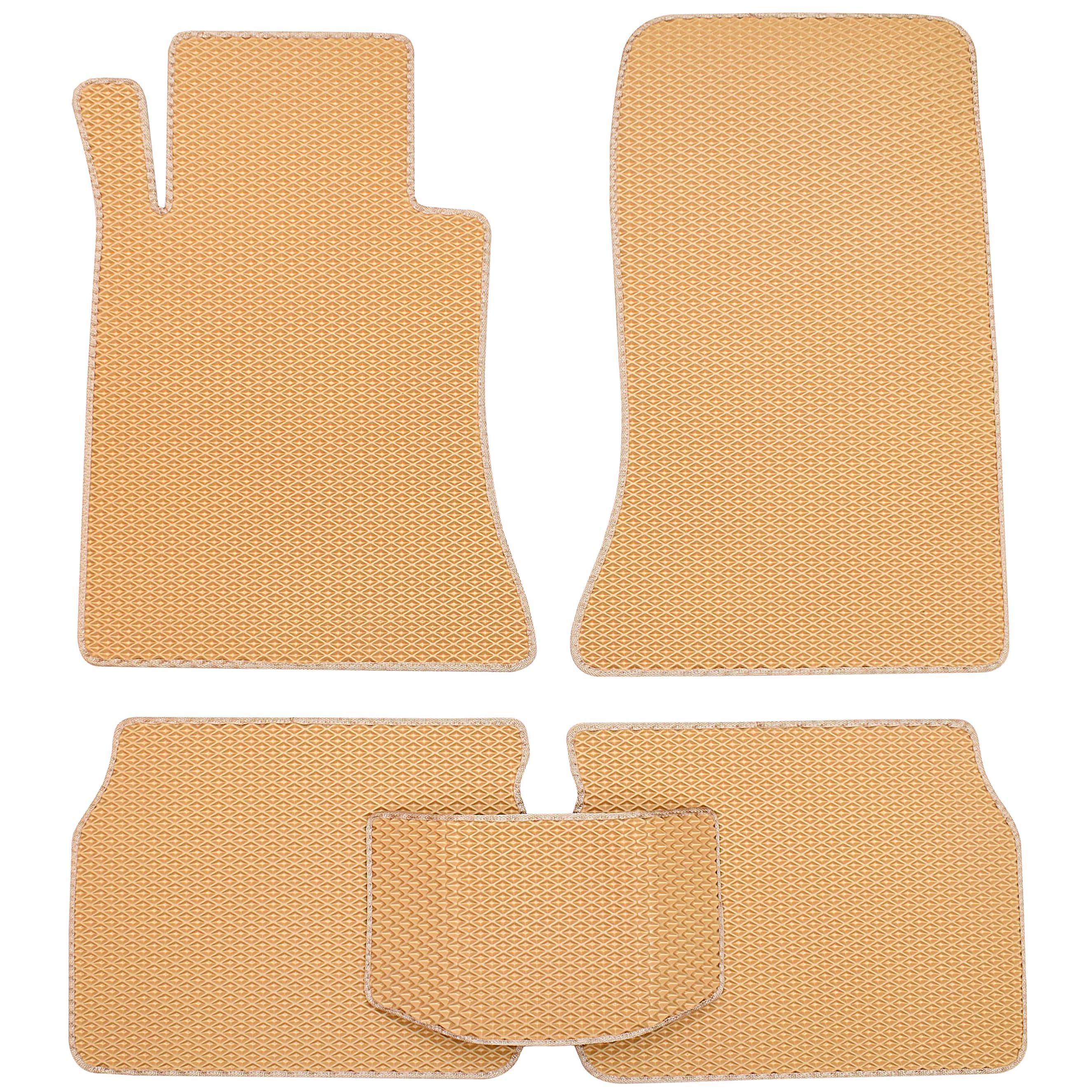 Коврики в салон для Mercedes E-Class W124 '84-96 EVA-полимерные Бежевый (193452)