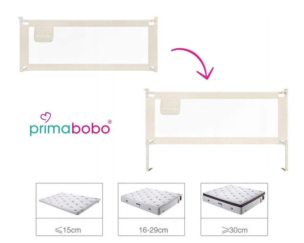 Бортик защитный для кровати Primabobo Classic 180 см Бежевый (BCL01_BE 180) - фото 4 Бортик защитный для кровати Primabobo Classic 180 см Бежевый (BCL01_BE 180) - фото 4