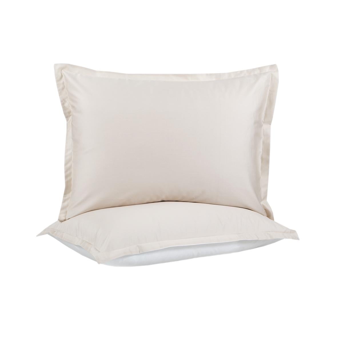 Наволочки с ушками Lotus Home Florida Premium 300ТС cатин 2 шт. 50x70+2,5 см Бежевый (svt-2000022353090)