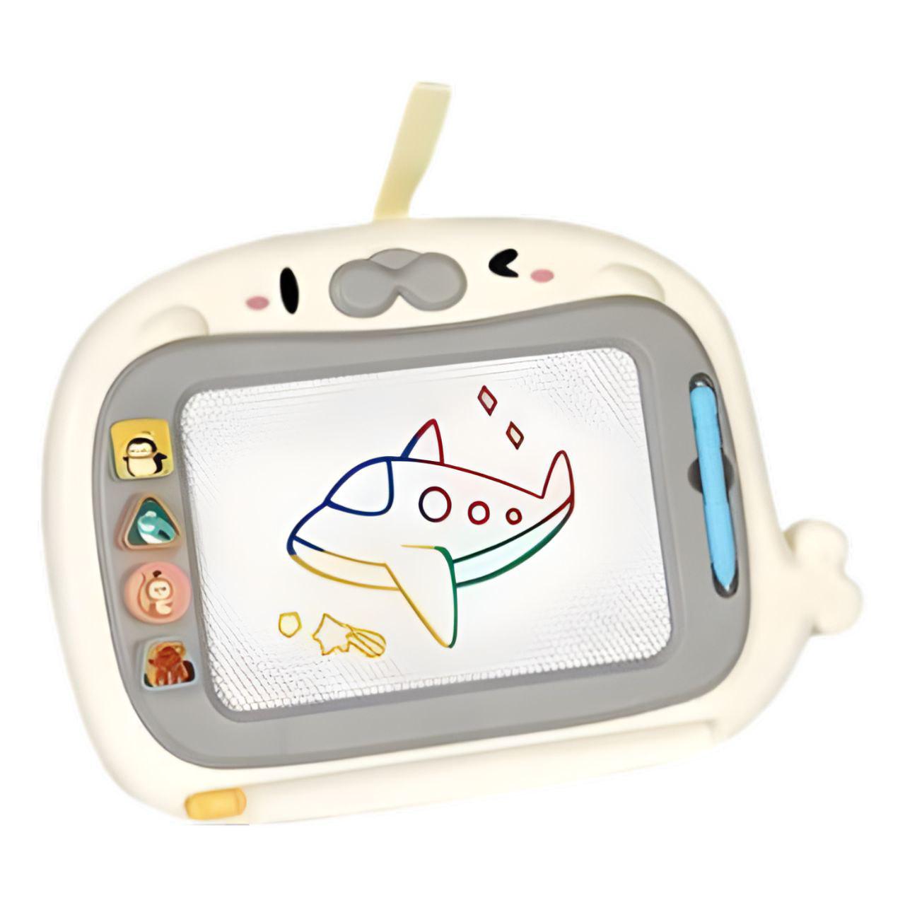 Доска магнитная для рисования 518 цветная 30х21 см со штампами и трафаретами (31211337)