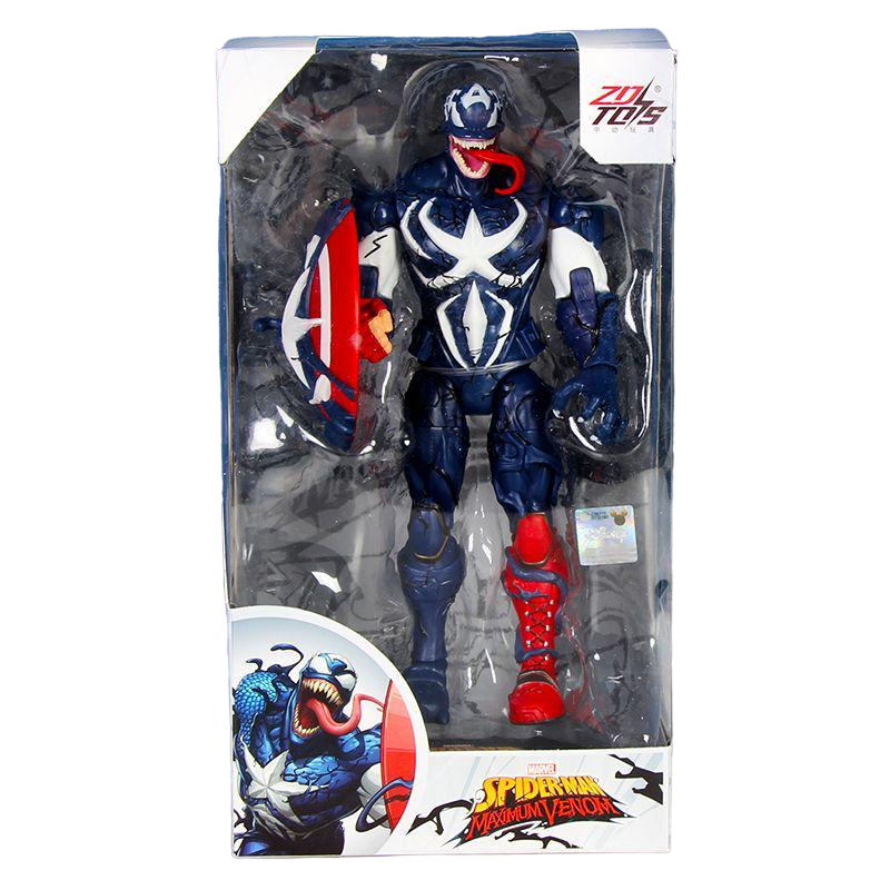 Фигурка коллекционная Marvel Spider-man maximum venom подвижная модель в коробке