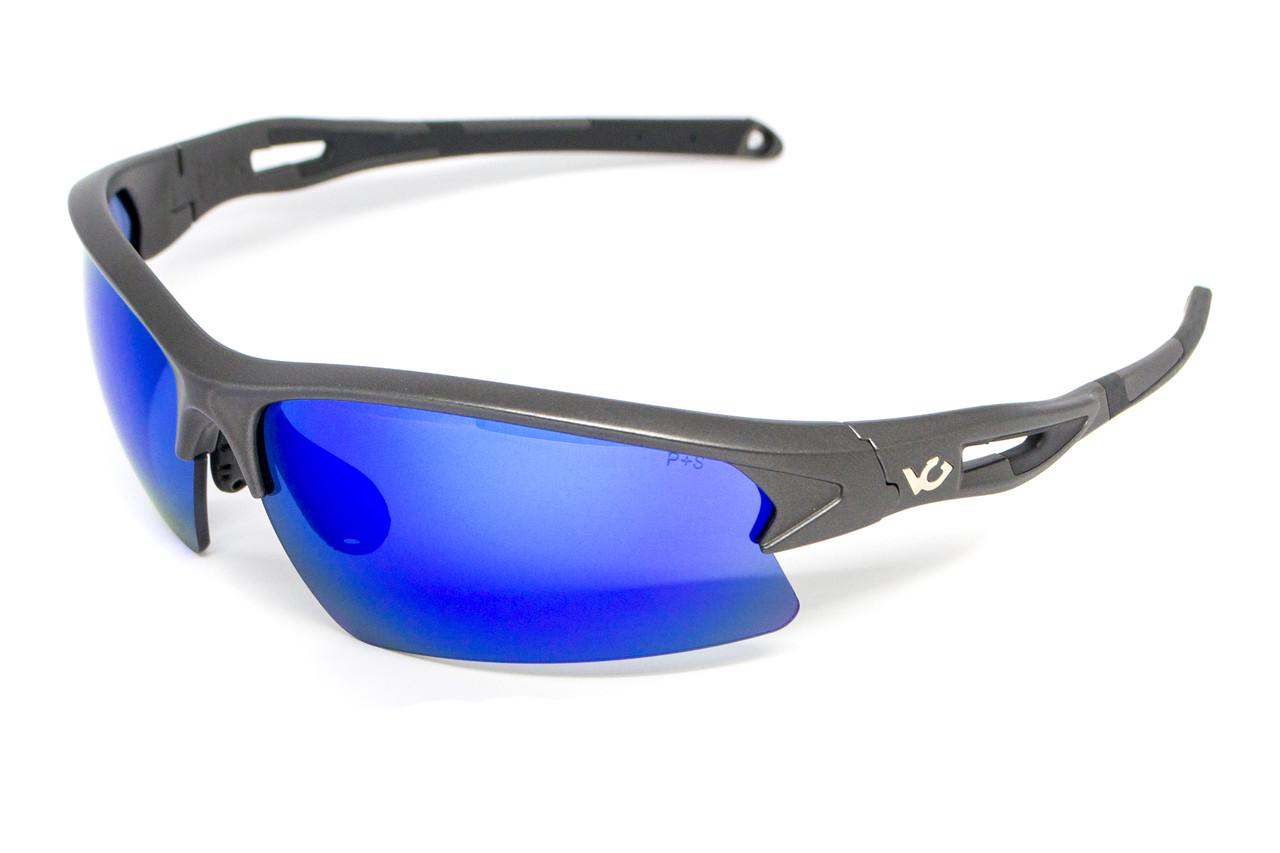 Очки Venture Gear MontEagle GunMetal Anti-Fog зеркальные Синий (69961909363113)