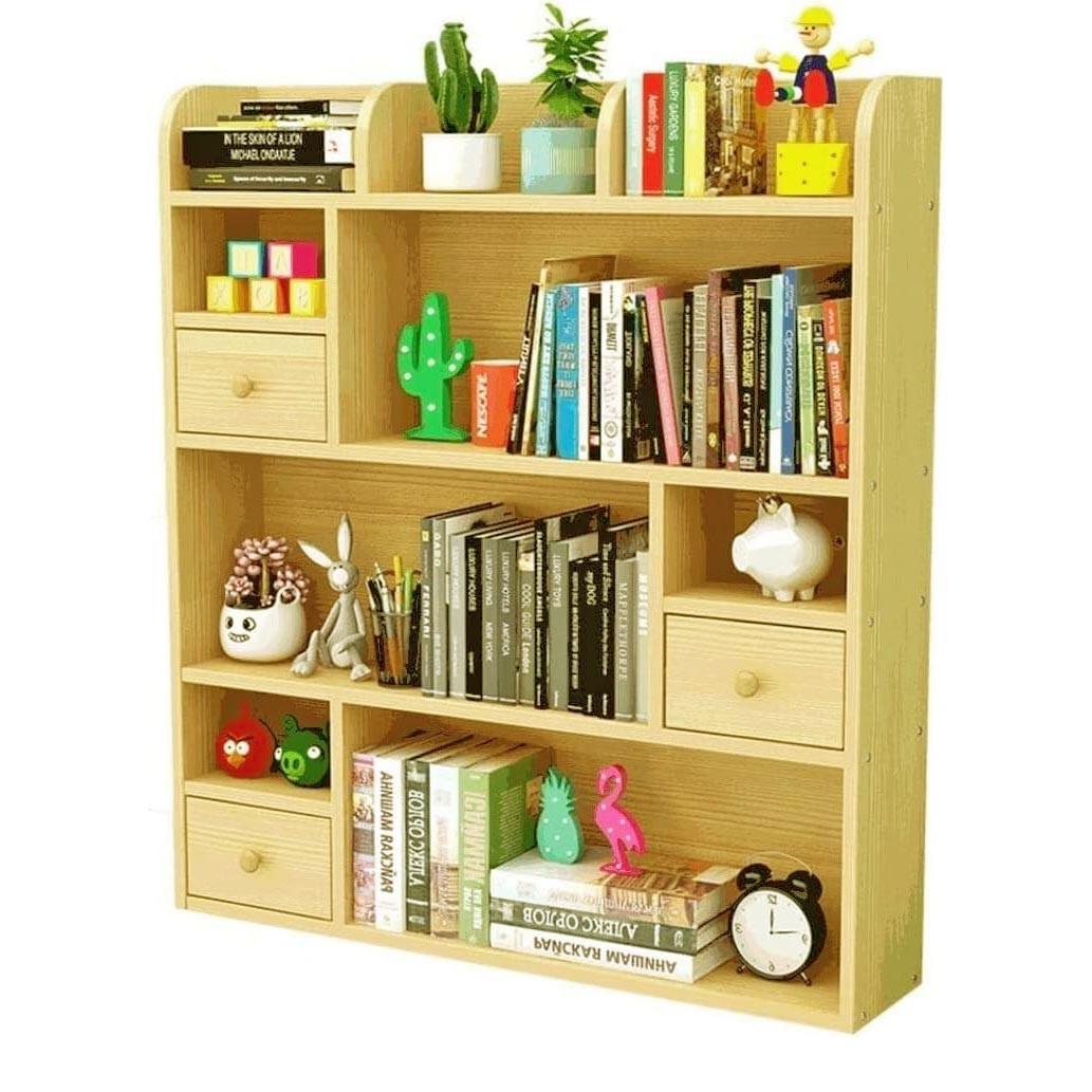 Полка-надстройка настольная из дерева Циолан карри (АКД-022803)