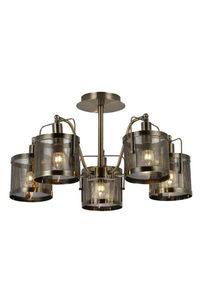 Люстра WunderLicht Om1608 56x30 см Бронзовый (OM1608-45) Люстра WunderLicht Om1608 56x30 см Бронзовый (OM1608-45)