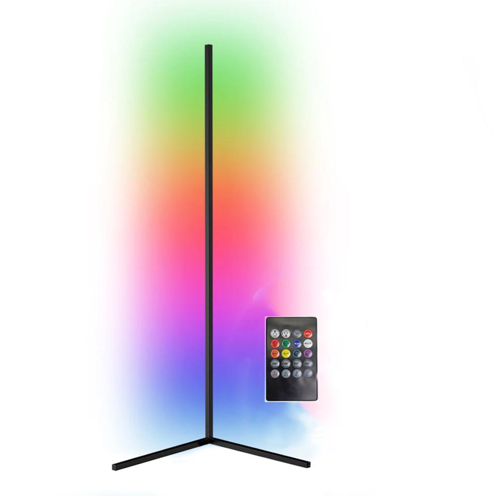 Угловой напольный RGB торшер LED с пультом 130 см сборный (120.711)