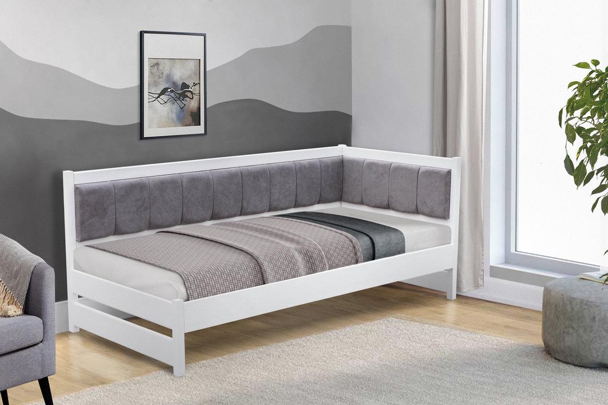 Кровать Лили Ламели 900х2000 мм Угол-7 Белый (А0057419) - фото 2 Кровать Лили Ламели 900х2000 мм Угол-7 Белый (А0057419) - фото 2