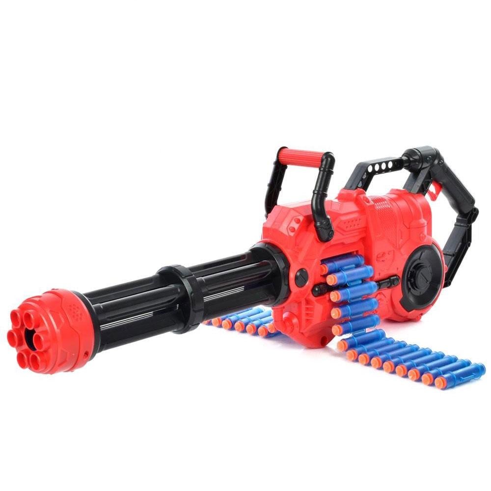 Детский пулемет аккумуляторный 9945 с мягкими шарами на присосках и мишенью (9945) Детский пулемет аккумуляторный 9945 с мягкими шарами на присосках и мишенью (9945)